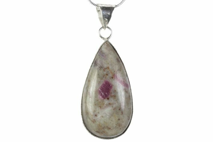 Pink Tourmaline (Rubellite) and Quartz Pendant - Brazil #376998